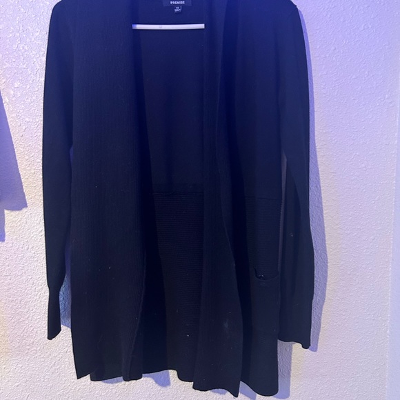 black premise cardigan Medium hoodie women’s - Picture 7 of 14